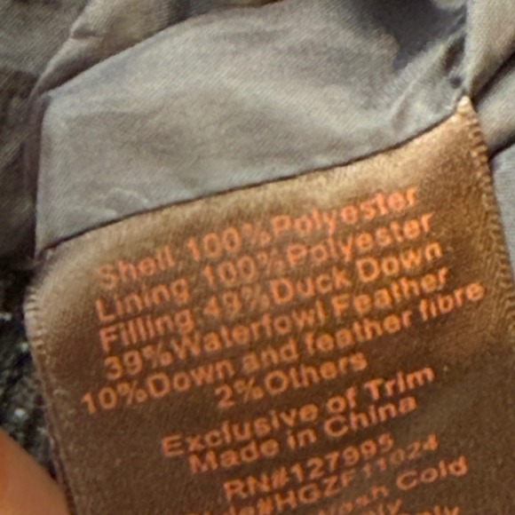 Hawke & Co. New York Mens Black Down Puffer Jacket‎ Coat 2XL - Picture 4 of 7